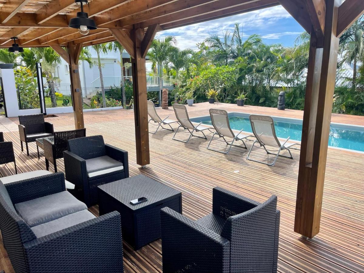 Grande Villa Au Calme - Vue Exceptionnelle - Climatisation - Piscine Sel Chauffee - Jardin Tropical Vincendo المظهر الخارجي الصورة