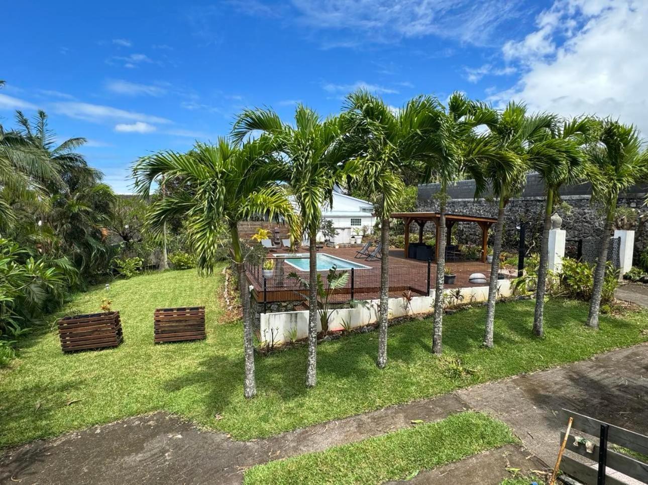 Grande Villa Au Calme - Vue Exceptionnelle - Climatisation - Piscine Sel Chauffee - Jardin Tropical Vincendo المظهر الخارجي الصورة