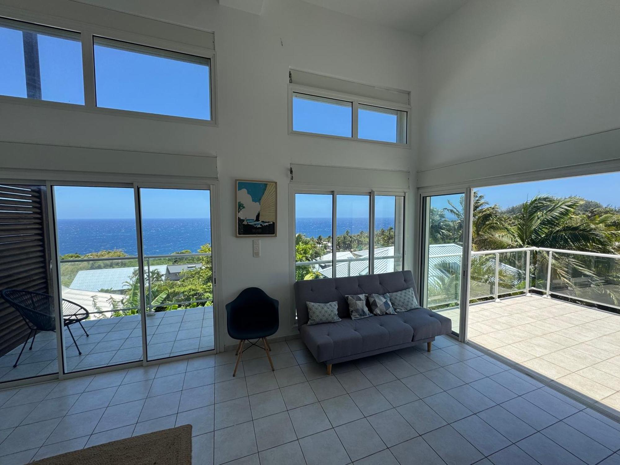 Grande Villa Au Calme - Vue Exceptionnelle - Climatisation - Piscine Sel Chauffee - Jardin Tropical Vincendo المظهر الخارجي الصورة